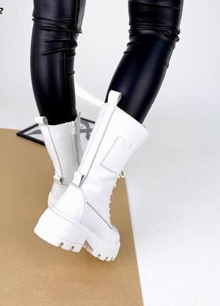 Стильные ботинки на трендовой подошве 🔥 натуральная кожа зима ...3 фото