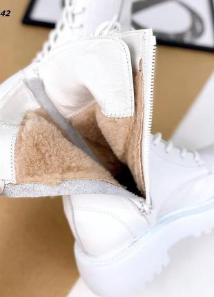 Стильные ботинки на трендовой подошве 🔥 натуральная кожа зима ...4 фото