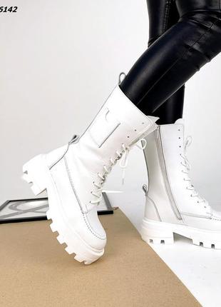Стильные ботинки на трендовой подошве 🔥 натуральная кожа зима ...9 фото