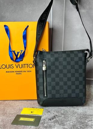 Сумка louis vuitton discovery bb damier graphite s061