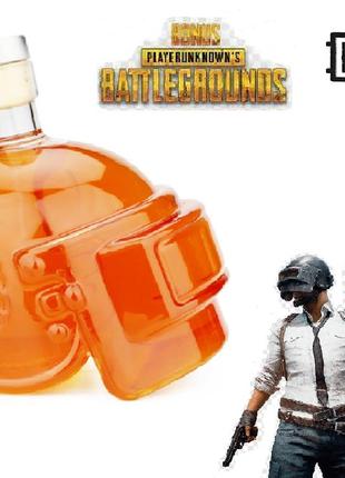 Гафін у формі шолома з гри pubg на 550 мл, графин для віскі, коньяку, вдки