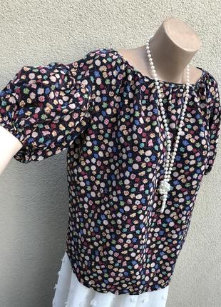 Шелковая блуза,рубаха,цветочный принт,aspesi,премиум бренд4 фото