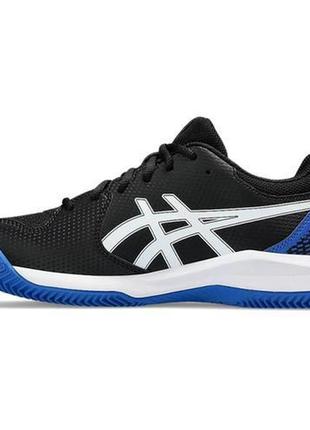 Чоловічі тенісні кросівки asics gel-dedicate 8 clay чорний 44.5 (1041a448-002 44.5)6 фото