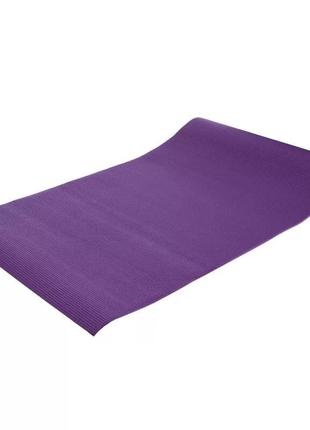 Килимок для йоги та фітнесу power system ps-4014 pvc fitness-yoga mat purple (173x61x0.6)2 фото