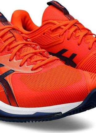 Чоловічі тенісні кросівки asics solution speed ff 3 clay помаранчевий 48 (1041a437-800 48)