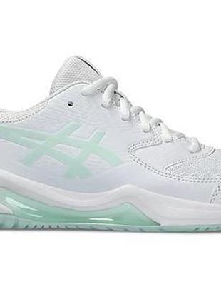 Жіночі тенісні кросівки asics gel-dedicate 8 білий 39.5 (1042a237-102 39.5)