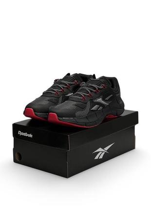 Кросівки reebok zig kinetica || black red1 фото