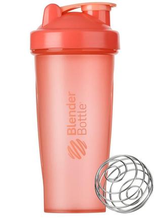 Шейкер спортивний blenderbottle classic 28oz/820ml coral (original)