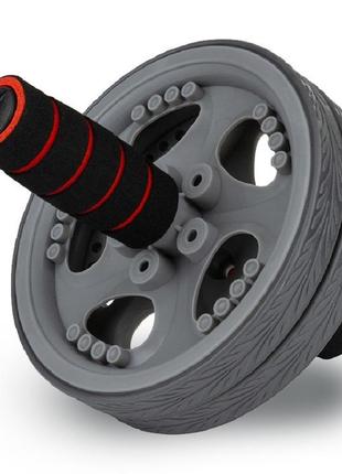 Колесо для преса power system ps-4042 dual-core ab wheel grey/black