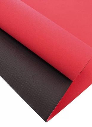 Килимок для йоги та фітнесу power system ps-4060 tpe yoga mat premium  red (183х61х0.6)5 фото