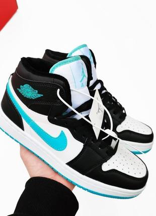 Зимові чоловічі кросівки nike air jordan 1 retro winter high ч...7 фото