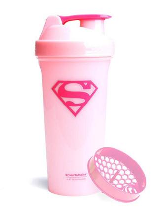 Шейкер спортивний smartshake lite 800ml dc supergirl (original)