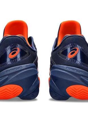 Чоловічі тенісні кросівки asics court ff 3 clay темно-синій помаранчевий 43.5 (1041a371-401 43.5)7 фото