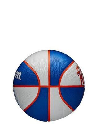 Баскетбольный мяч wilson nba team retro bskt mini ny knicks size3 (wtb3200xbnyk 3)2 фото