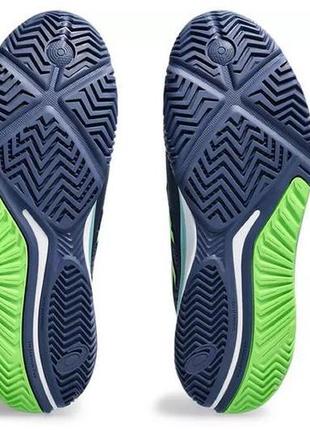 Чоловічі тенісні кросівки asics gel-resolution 9 padel темно-синій 44 (1041a334-402 44)7 фото