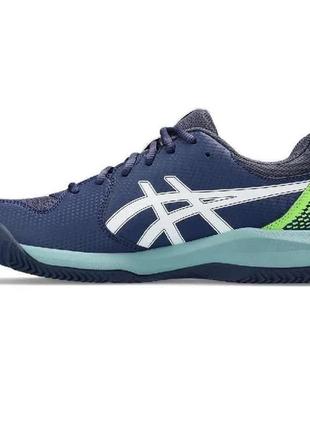 Мужские теннисные кроссовки asics gel-dedicate 8 padel темно-синий 44 (1041a414-402 44)3 фото