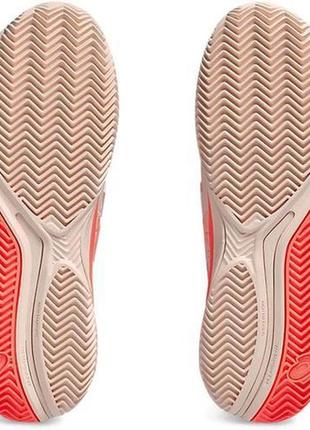 Жіночі тенісні кросівки asics gel-resolution 9 clay кораловий 39 (1042a224-700 39)7 фото