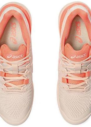Жіночі тенісні кросівки asics gel-resolution 9 clay кораловий 39 (1042a224-700 39)5 фото
