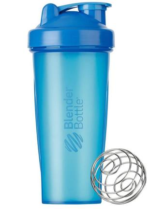 Шейкер спортивний blenderbottle classic 28oz/820ml cyan (original)