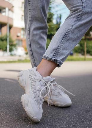 🌼❤️🌼adidas yeezy boost 500 white🌼❤️🌼💥36рр - 45р💥женские кроссовки адидас изи 500 белые демисезон