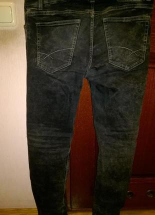 Добротные черные джинсы ostin.размер  w 29  l 32.2 фото