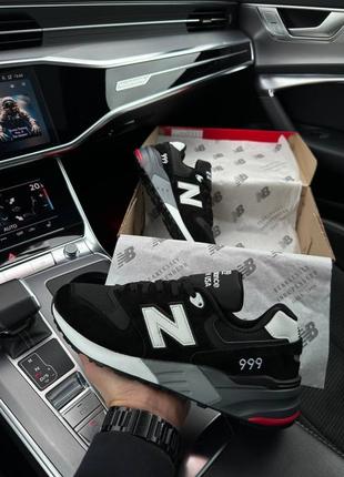 Чоловічі кросівки new balance 999 black white gray2 фото