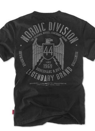 Мужская футболка черная dobermans aggressive футболка dobermans aggressive nordic division ts91bk (m)2 фото