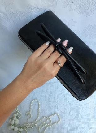 Клатч ссср сумочка натуральная кожа винтаж 50-е годы с бакелитовой камеей  черный лебедь5 фото