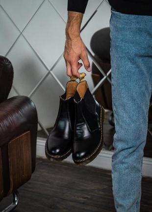 Dr. martens1460 chelsea black 🆕 осенние ботинки мартинс 🆕 купить наложенный платёж9 фото