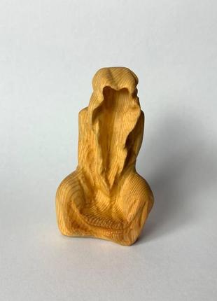 Статуэтка из дерева, фигурка из дерева, статуэтка "монах", скульптура из дерева, фигурка деревянная, "монах"6 фото