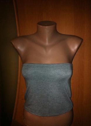 Крутой серый топ