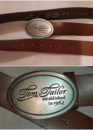 Кожаный ремень tom tailor3 фото