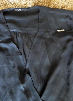 Черная шифоновая блуза2 фото