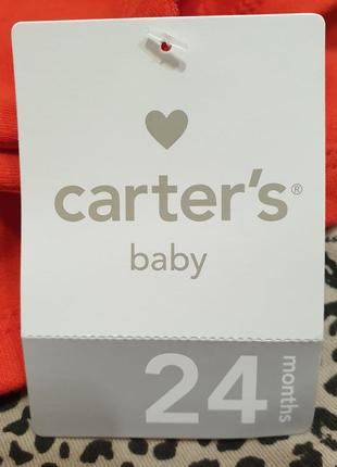 Carters для девочки боди песочник лосины комплект набор 24мес6 фото