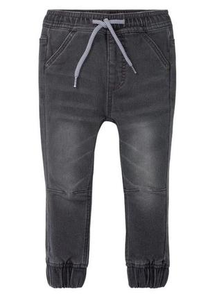 Трикотажные джинсы-джоггеры lupilu. германия.2 фото