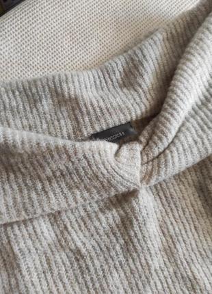 Распродажа!! мягкий уютный свитер, джемпер кофта с открытыми плечами и рукавами клеш5 фото