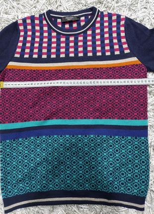 Шикарний женский разноцветный свитер weekend max mara из натуральной шерсти.5 фото