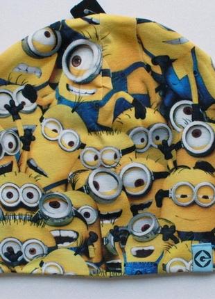 Шапка двойная трикотаж на мальчика minion h&m2 фото