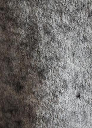 Свитер меланж с натуральной шерстью и альпакой5 фото