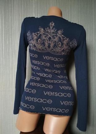Логслив женский treysi с надписями бренда versace2 фото