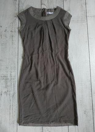 Платье из шерсти и шелка fabiana filippi pp s1 фото