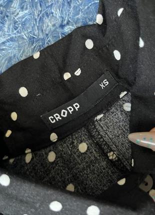 Платье в горошек xs от cropp🖤6 фото