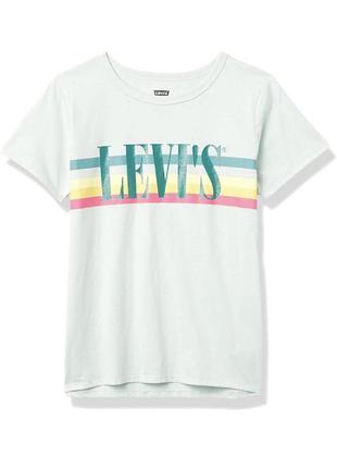 Новая футболка для девочки levi's 1-2 года