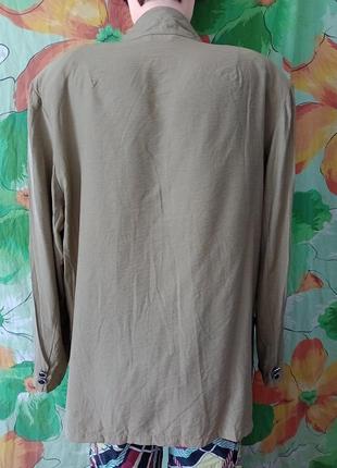 Пиджак-жакет легкий тонкий на большую грудь  винтажном стиле6 фото