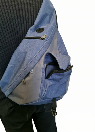Спортивный рюкзака через плечо.8 фото
