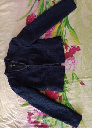 Mng collection morocco. стильный узорный короткий пиджак-жакет6 фото