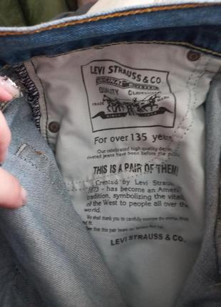 Брендові фірмові джинси levis 506 w33 l346 фото