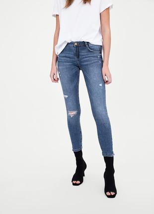 Zara джинсы скинни пуш-ап 421 фото