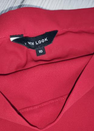 S-m красная блуза на плечи new look2 фото