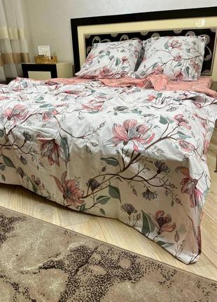 Комплект постельного белья бязь-люкс, цветочный3 фото